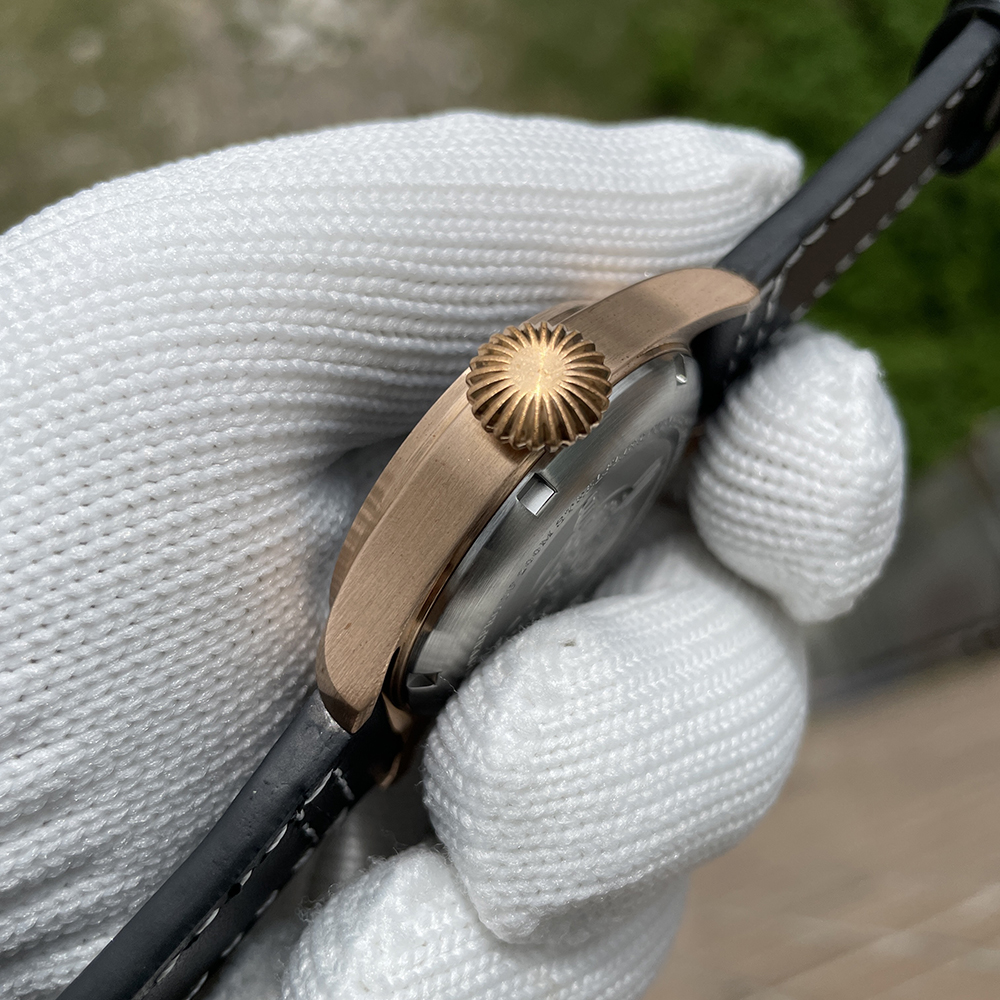 STEELFLIER Official SF746S Men Quartz Bronze Watch Sapphire Mirror VH60 Movt Swiss Luminous 20Bar Waterproof Sports Wristwatches