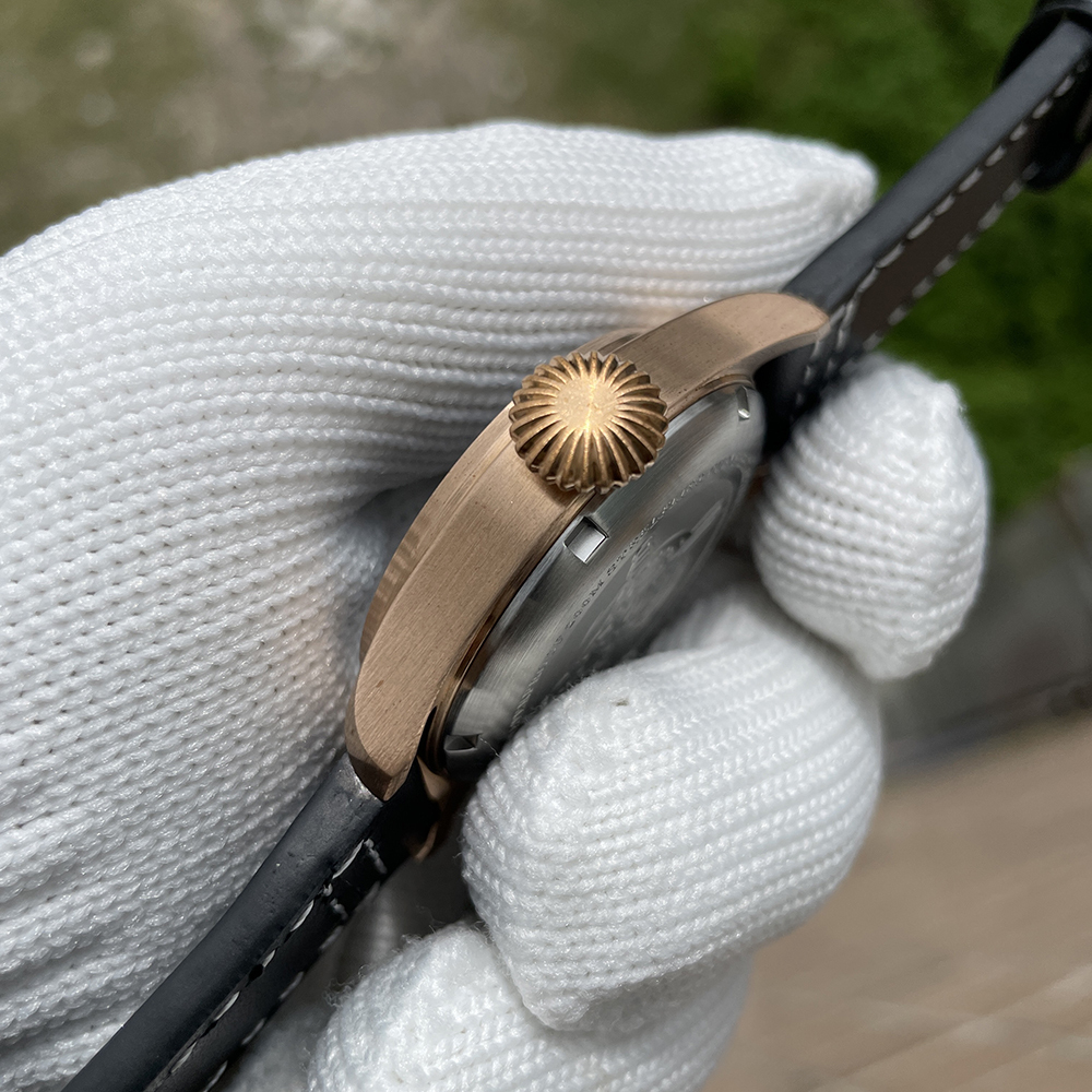 STEELFLIER Official SF746S Men Quartz Bronze Watch Sapphire Mirror VH60 Movt Swiss Luminous 20Bar Waterproof Sports Wristwatches