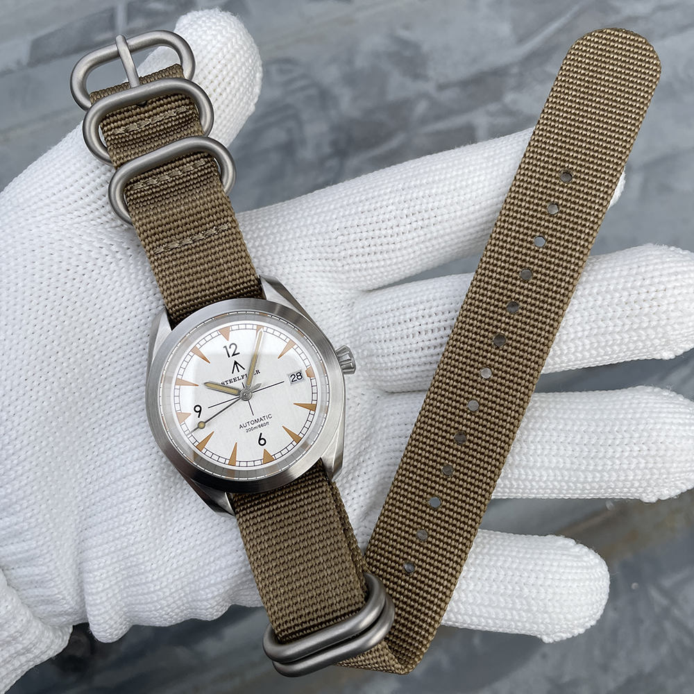 STEELFLIER SF751-BS Luxury Fashion Mechanical Watch NH35 Movement Super Luminous Dive Watch 20Bar Waterproof Men's Classic Wristwatch