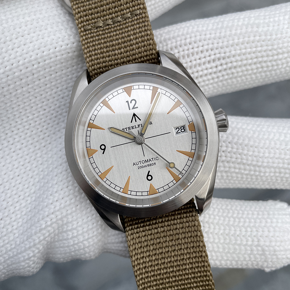 STEELFLIER SF751-BS Luxury Fashion Mechanical Watch NH35 Movement Super Luminous Dive Watch 20Bar Waterproof Men's Classic Wristwatch