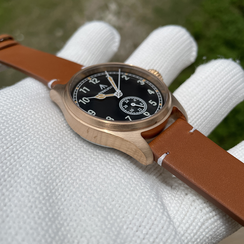 STEELFLIER Official SF746S Men Quartz Bronze Watch Sapphire Mirror VH60 Movt Swiss Luminous 20Bar Waterproof Sports Wristwatches