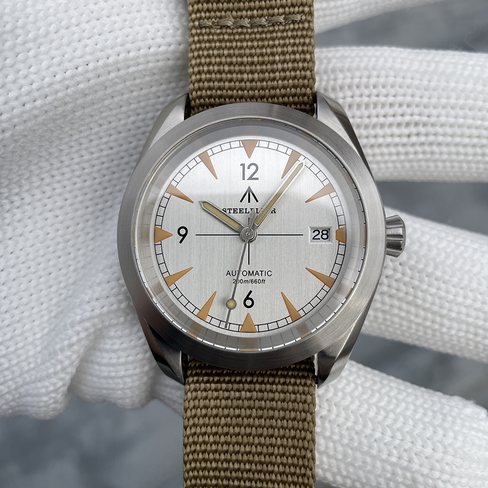 STEELFLIER SF751-BS Luxury Fashion Mechanical Watch NH35 Movement Super Luminous Dive Watch 20Bar Waterproof Men's Classic Wristwatch