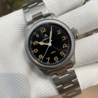 STEELFLIER Official SF741 Classic Quartz Wristwatches Souvenirs Sapphire Mirror VH31 Mute 200M Waterproof Luxury Luminous Watch