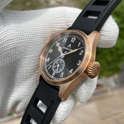 STEELFLIER Official SF746S Men Quartz Bronze Watch Sapphire Mirror VH60 Movt Swiss Luminous 20Bar Waterproof Sports Wristwatches