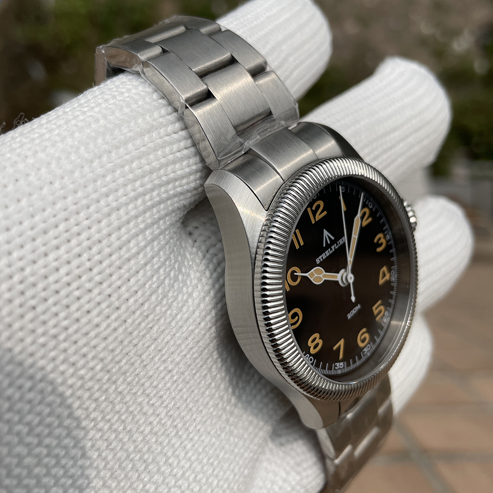 STEELFLIER Official SF741 Classic Quartz Wristwatches Souvenirs Sapphire Mirror VH31 Mute 200M Waterproof Luxury Luminous Watch