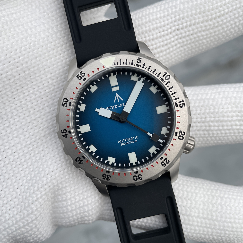 STEELFLIER SF755U Mechanical Wristwatches Sapphire Crystal NH35 Movement Super Luminous 20Bar Waterproof New Arrival Dive Watch