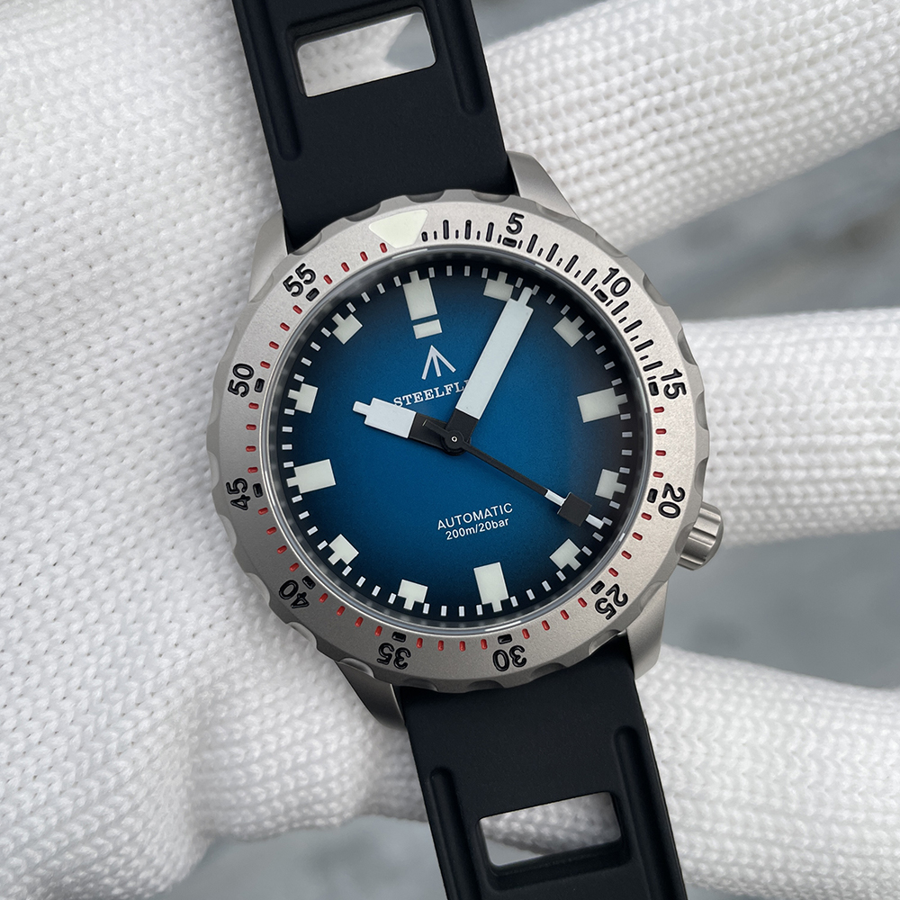 STEELFLIER SF755U Mechanical Wristwatches Sapphire Crystal NH35 Movement Super Luminous 20Bar Waterproof New Arrival Dive Watch