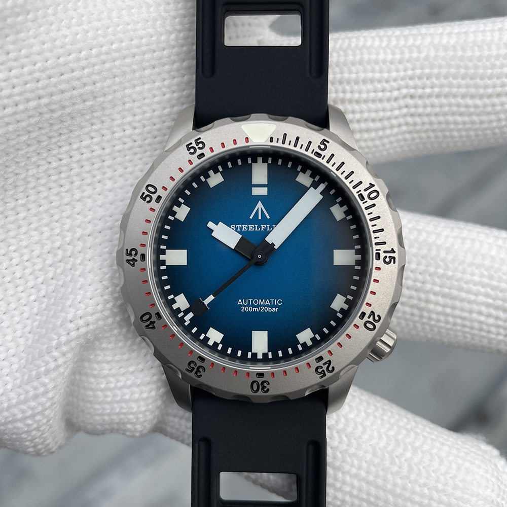 STEELFLIER SF755U Mechanical Wristwatches Sapphire Crystal NH35 Movement Super Luminous 20Bar Waterproof New Arrival Dive Watch