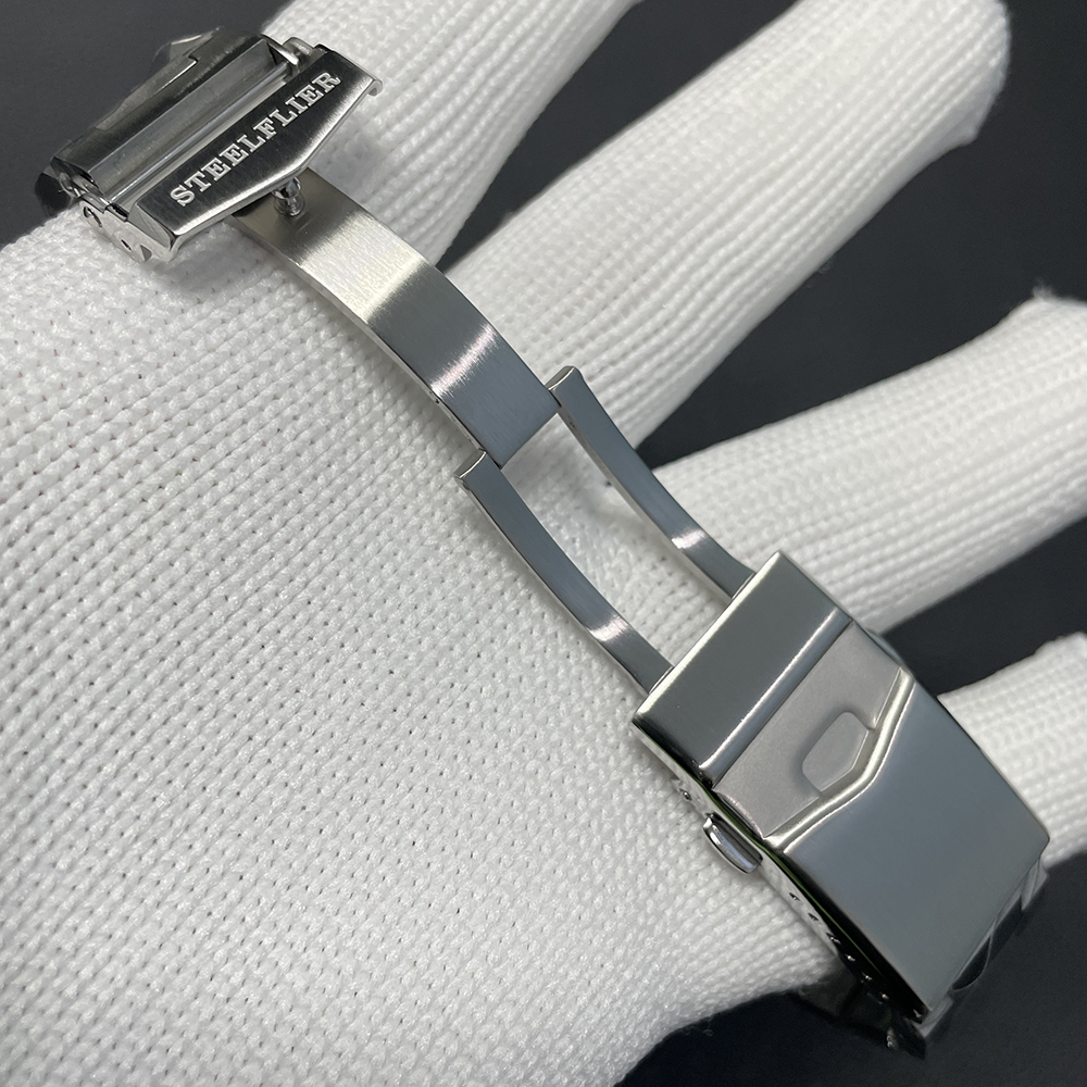 STEELFLIER Official SF726 Luxury Quartz Wristwatch Super Luminous VH31 Mute Movement 20Bar Waterproof Fashion Dive White Watch