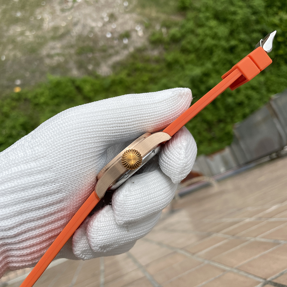 STEELFLIER Official SF746S Men Quartz Bronze Watch Sapphire Mirror VH60 Movt Swiss Luminous 20Bar Waterproof Sports Wristwatches