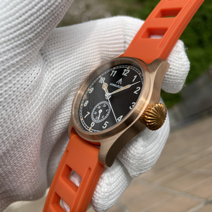 STEELFLIER Official SF746S Men Quartz Bronze Watch Sapphire Mirror VH60 Movt Swiss Luminous 20Bar Waterproof Sports Wristwatches