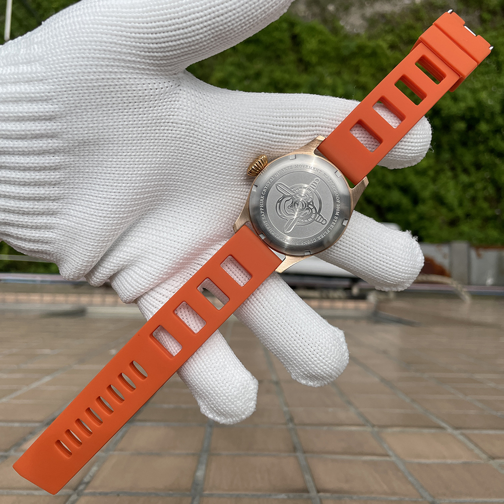 STEELFLIER Official SF746S Men Quartz Bronze Watch Sapphire Mirror VH60 Movt Swiss Luminous 20Bar Waterproof Sports Wristwatches