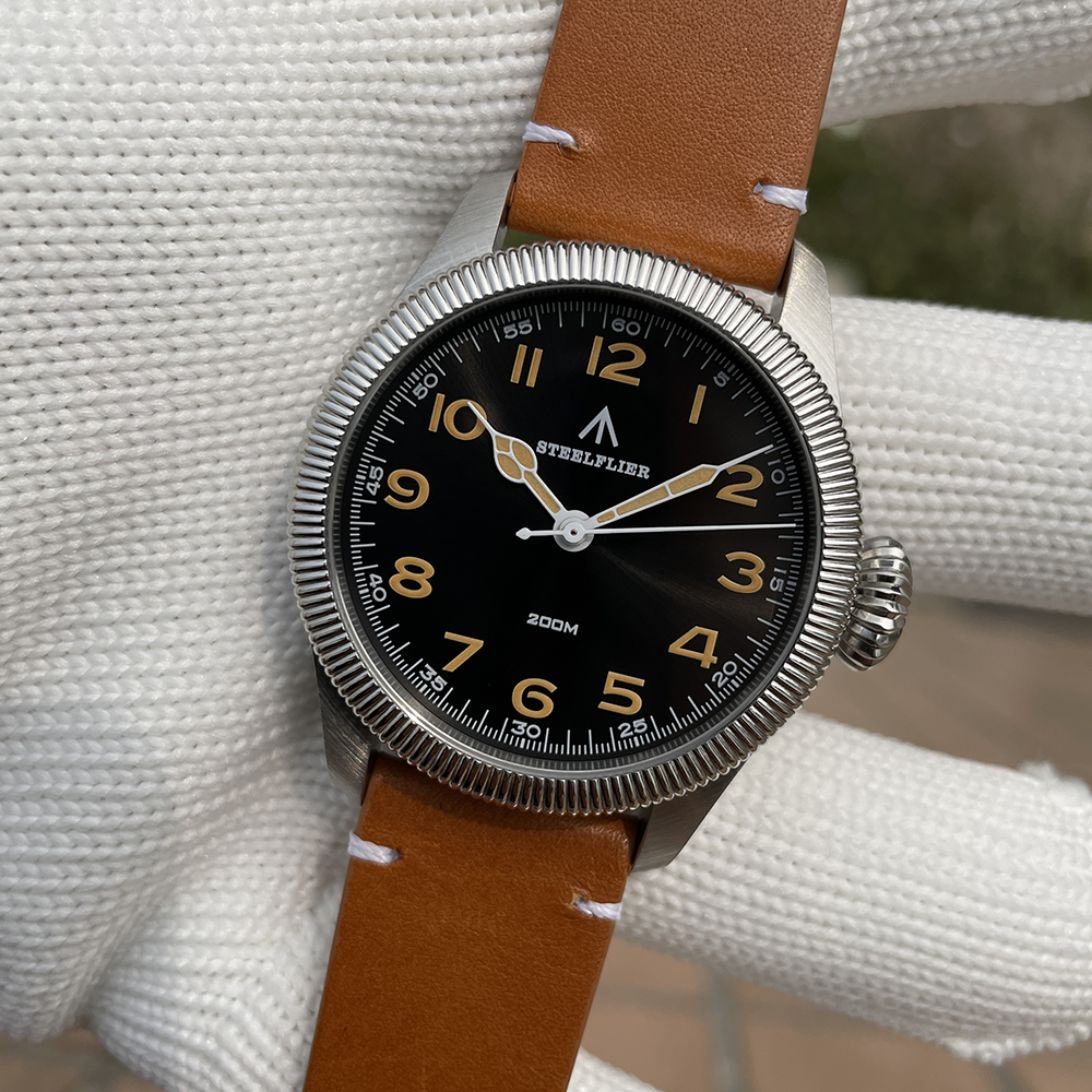 STEELFLIER Official SF741 Classic Quartz Wristwatches Souvenirs Sapphire Mirror VH31 Mute 200M Waterproof Luxury Luminous Watch