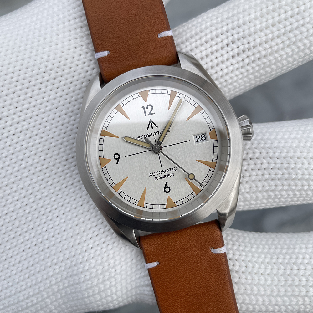 STEELFLIER SF751-BS Luxury Fashion Mechanical Watch NH35 Movement Super Luminous Dive Watch 20Bar Waterproof Men's Classic Wristwatch