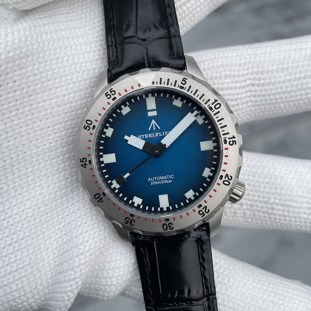STEELFLIER SF755U Mechanical Wristwatches Sapphire Crystal NH35 Movement Super Luminous 20Bar Waterproof New Arrival Dive Watch