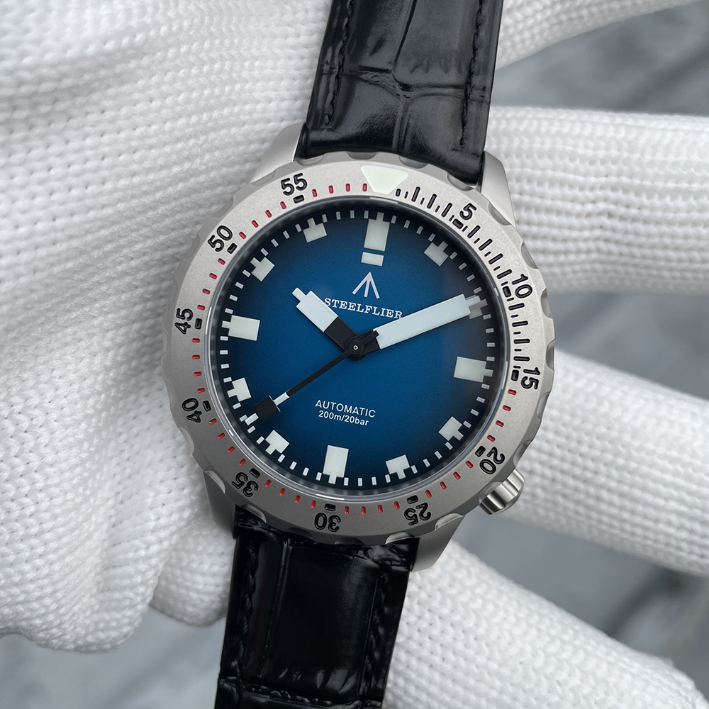 STEELFLIER SF755U Mechanical Wristwatches Sapphire Crystal NH35 Movement Super Luminous 20Bar Waterproof New Arrival Dive Watch