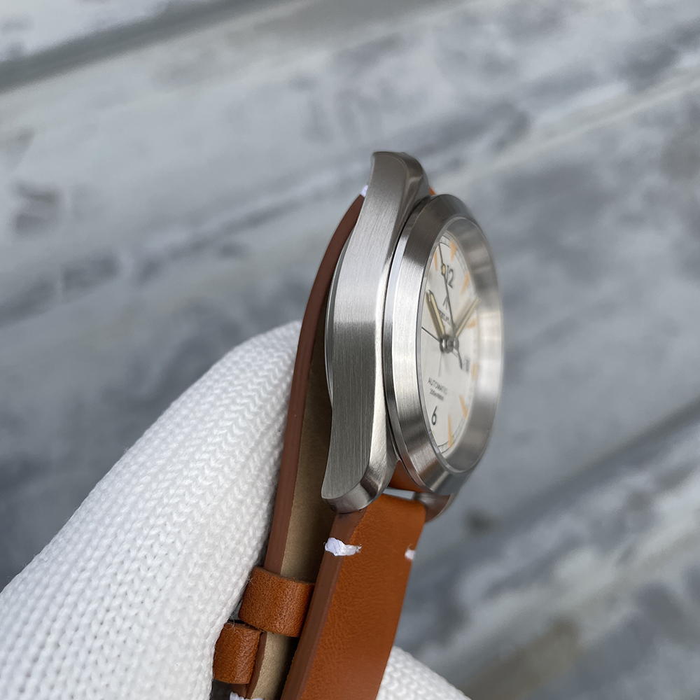 STEELFLIER Official SF751 White Dial Men's Luxury Mechanical Wristwatch NH35 Automatic Movement Super Luminous 20Bar Waterproof Classic Dive Watch