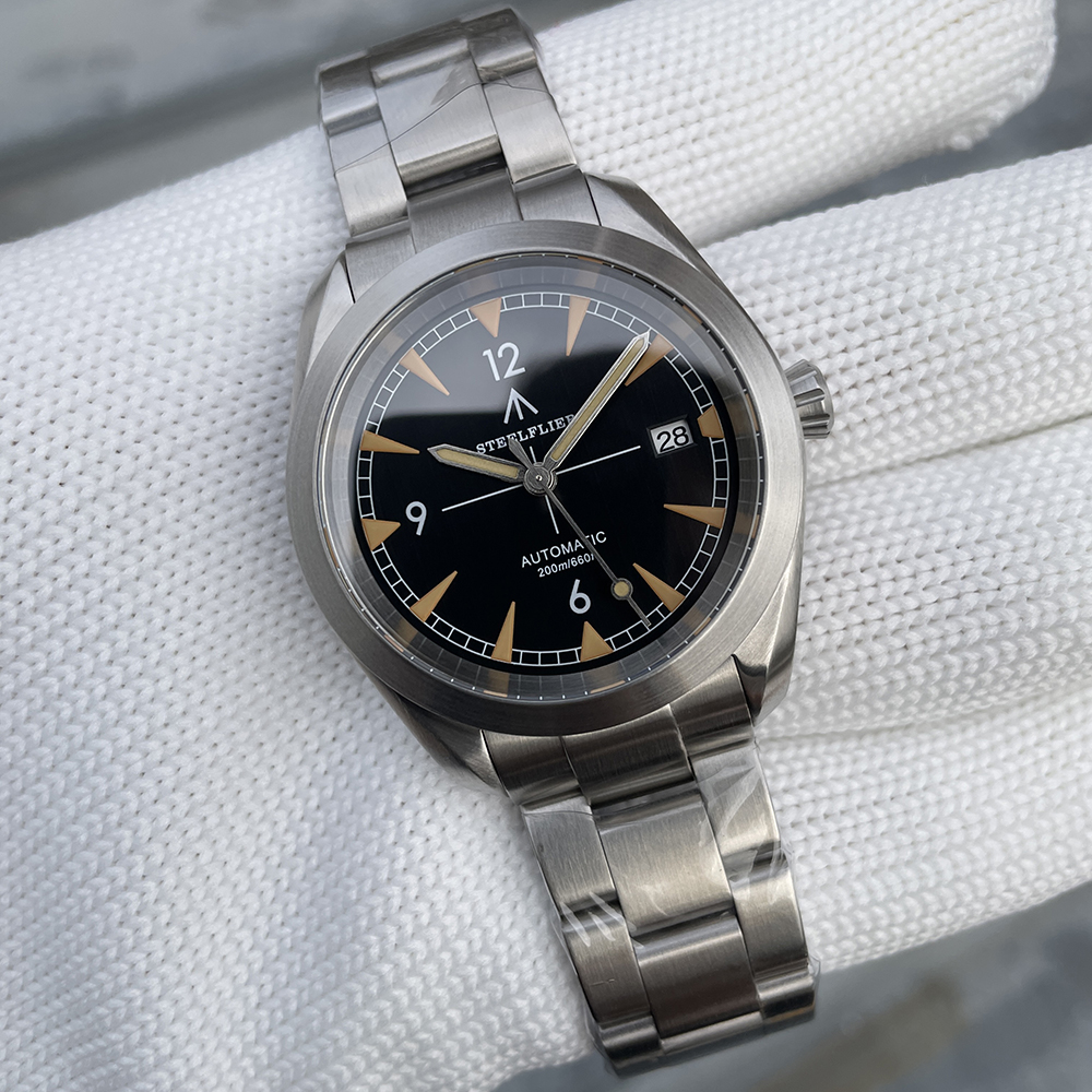 STEELFLIER SF751-HH Luxury Fashion Mechanical Watch NH35 Movement Super Luminous Dive Watch 20Bar Waterproof Men's Classic Wristwatch