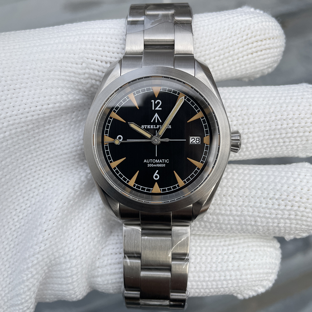 STEELFLIER SF751-HH Luxury Fashion Mechanical Watch NH35 Movement Super Luminous Dive Watch 20Bar Waterproof Men's Classic Wristwatch