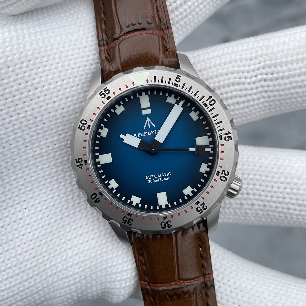 STEELFLIER SF755U Mechanical Wristwatches Sapphire Crystal NH35 Movement Super Luminous 20Bar Waterproof New Arrival Dive Watch