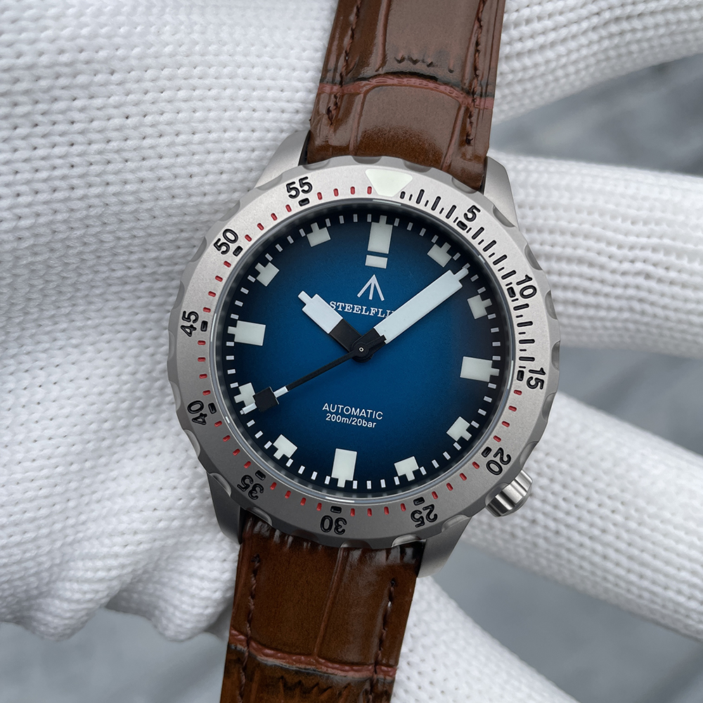 STEELFLIER SF755U Mechanical Wristwatches Sapphire Crystal NH35 Movement Super Luminous 20Bar Waterproof New Arrival Dive Watch