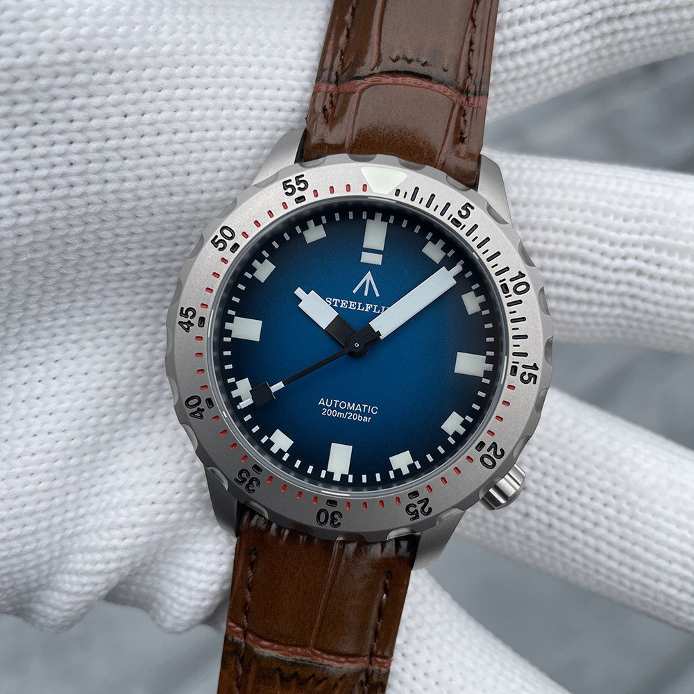 STEELFLIER SF755U Mechanical Wristwatches Sapphire Crystal NH35 Movement Super Luminous 20Bar Waterproof New Arrival Dive Watch