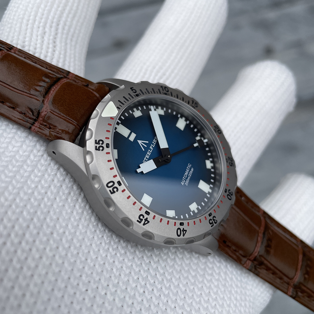 STEELFLIER SF755U Mechanical Wristwatches Sapphire Crystal NH35 Movement Super Luminous 20Bar Waterproof New Arrival Dive Watch