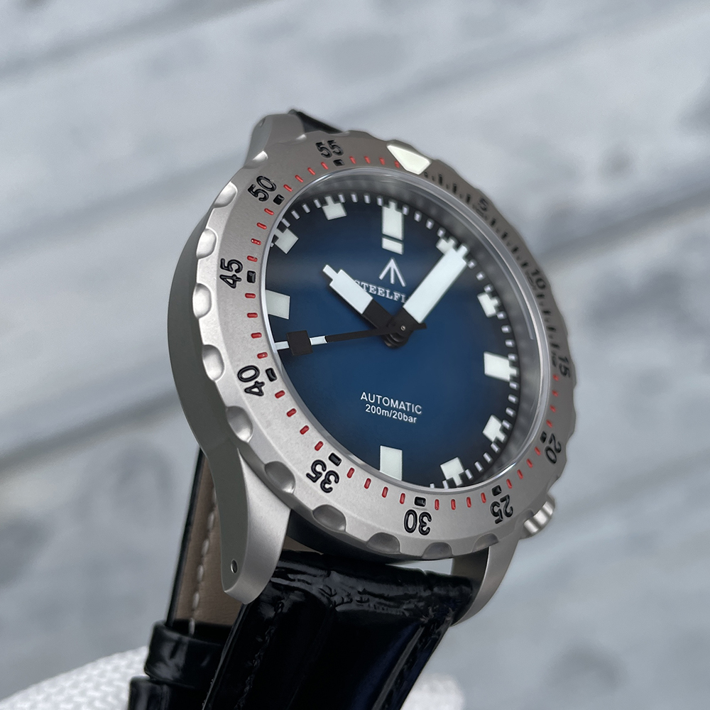 STEELFLIER SF755U Mechanical Wristwatches Sapphire Crystal NH35 Movement Super Luminous 20Bar Waterproof New Arrival Dive Watch