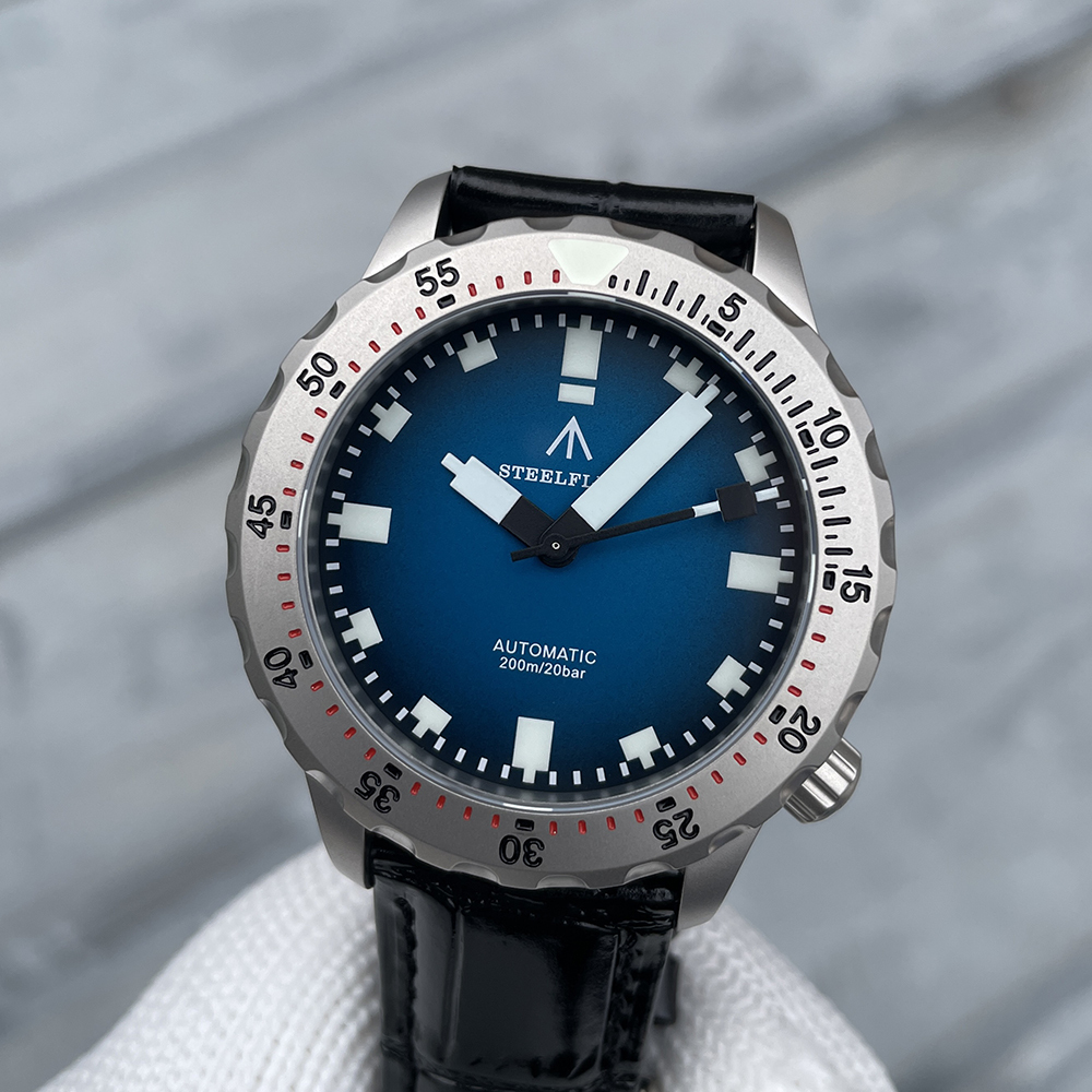 STEELFLIER SF755U Mechanical Wristwatches Sapphire Crystal NH35 Movement Super Luminous 20Bar Waterproof New Arrival Dive Watch