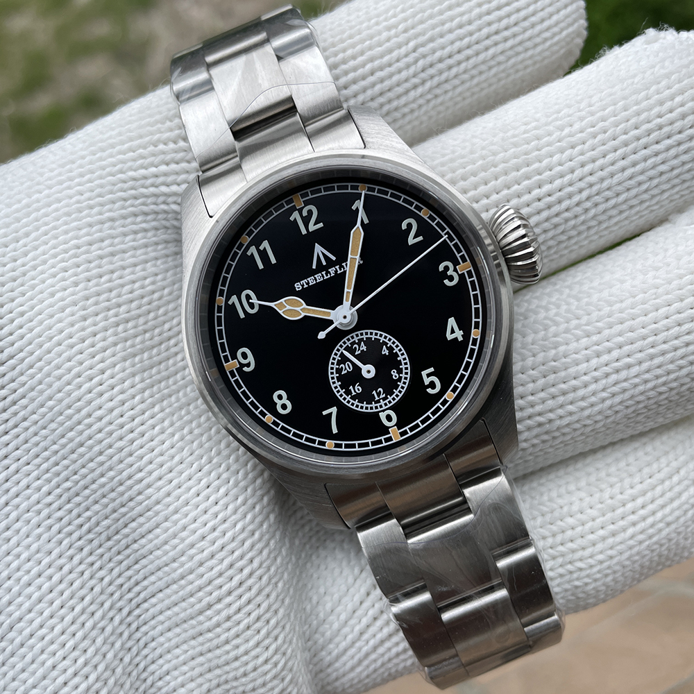 STEELFLIER Official SF746 Luxury Quartz Wristwatch Swiss Luminous VH60 Mute Movement 20Bar Waterproof Multi-time Zone Watches