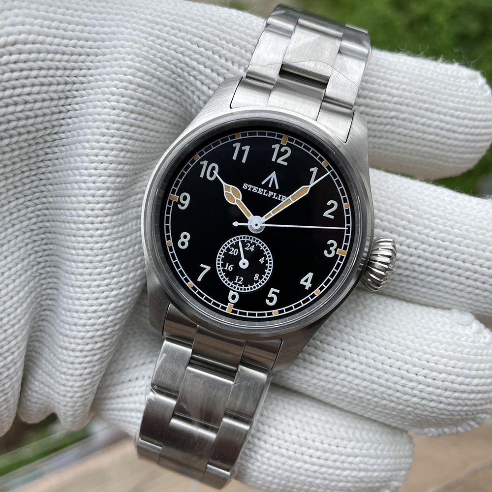 STEELFLIER Official SF746 Luxury Quartz Wristwatch Swiss Luminous VH60 Mute Movement 20Bar Waterproof Multi-time Zone Watches