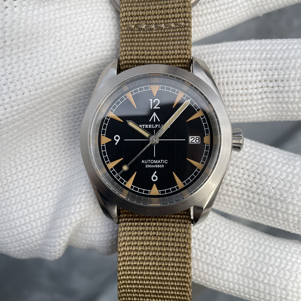 STEELFLIER SF751-HH Luxury Fashion Mechanical Watch NH35 Movement Super Luminous Dive Watch 20Bar Waterproof Men's Classic Wristwatch