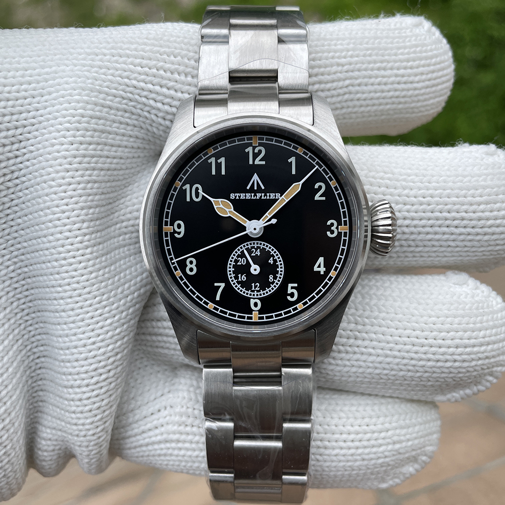 STEELFLIER Official SF746 Luxury Quartz Wristwatch Swiss Luminous VH60 Mute Movement 20Bar Waterproof Multi-time Zone Watches