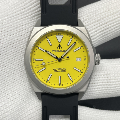 STEELFLIER Official SF2774 Luxury Mechanical Wristwatch ST2130 Movement Super Luminous 20Bar Waterproof Dive Sandblasted Watches