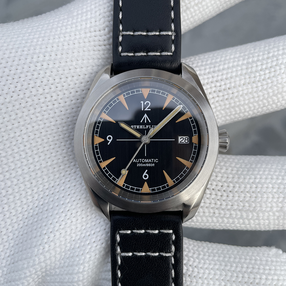 STEELFLIER SF751-HH Luxury Fashion Mechanical Watch NH35 Movement Super Luminous Dive Watch 20Bar Waterproof Men's Classic Wristwatch