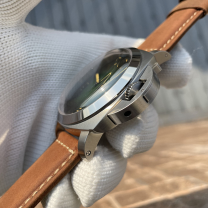 STEELFLIER SF767 Men's Automatic Mechanical Watch Artificial Sapphire Mirror 1000M Waterproof Leather Strap Vintage Wristwatch