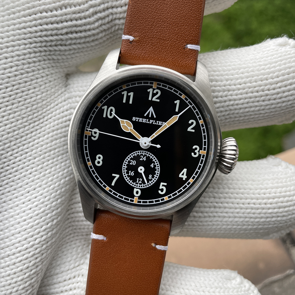 STEELFLIER Official SF746 Luxury Quartz Wristwatch Swiss Luminous VH60 Mute Movement 20Bar Waterproof Multi-time Zone Watches