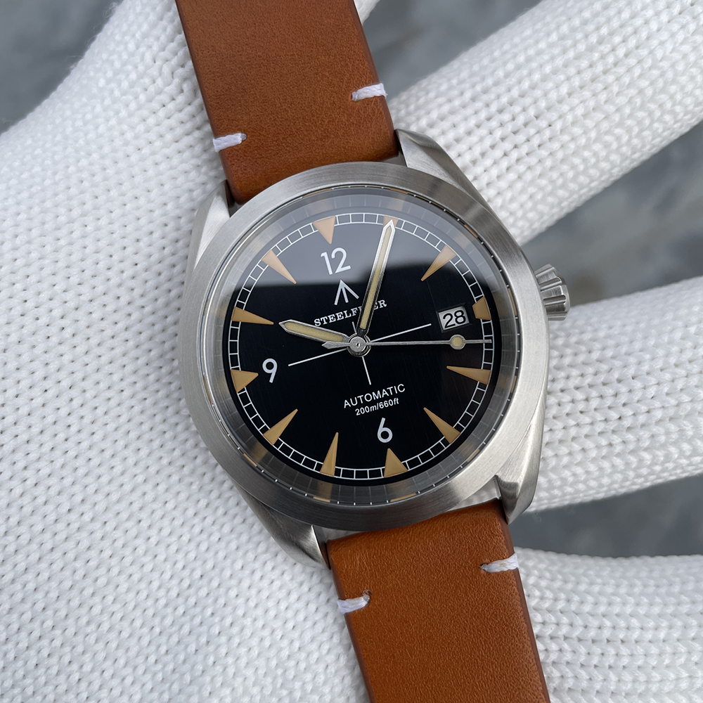 STEELFLIER SF751-HH Luxury Fashion Mechanical Watch NH35 Movement Super Luminous Dive Watch 20Bar Waterproof Men's Classic Wristwatch