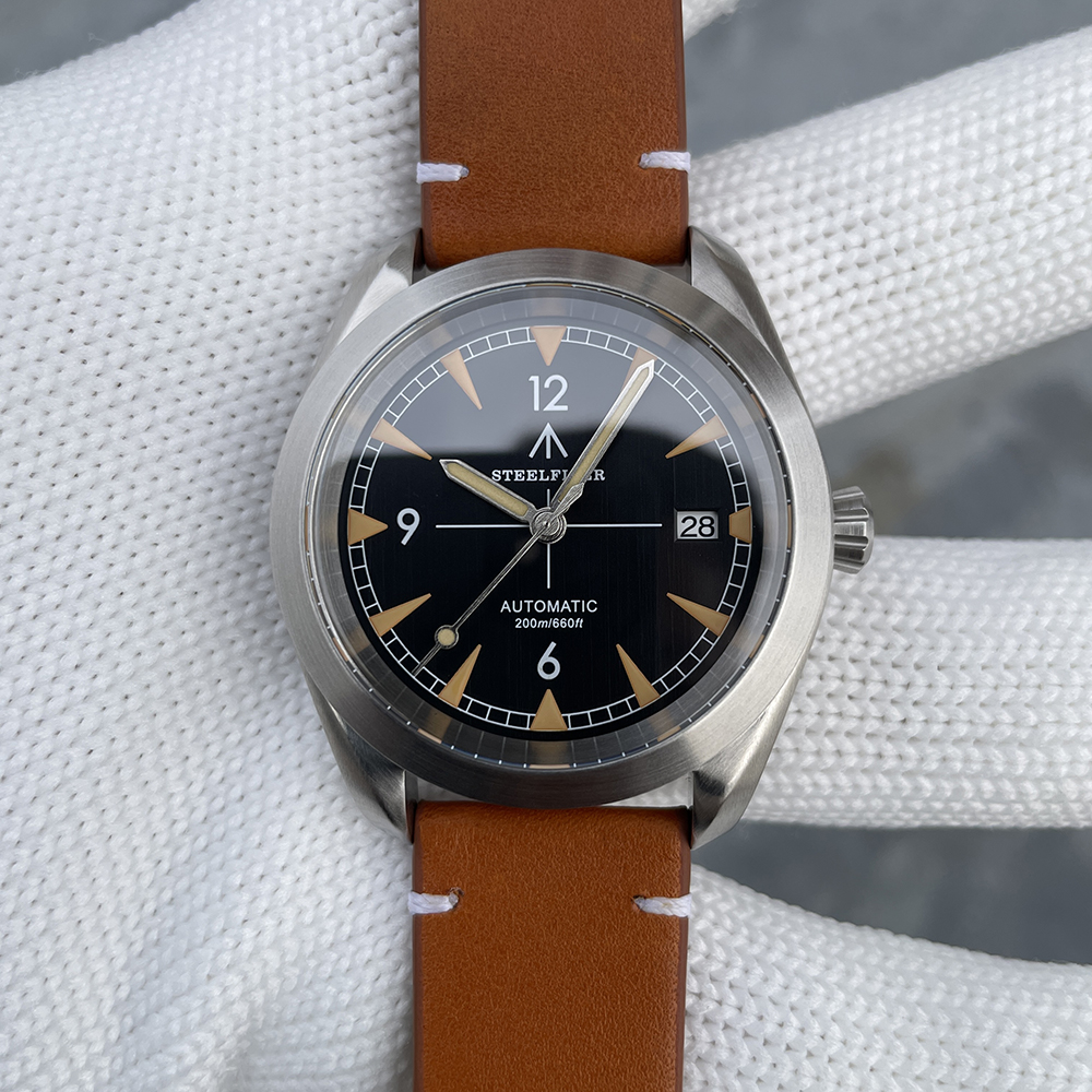 STEELFLIER SF751-HH Luxury Fashion Mechanical Watch NH35 Movement Super Luminous Dive Watch 20Bar Waterproof Men's Classic Wristwatch