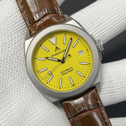 STEELFLIER Official SF2774 Luxury Mechanical Wristwatch ST2130 Movement Super Luminous 20Bar Waterproof Dive Sandblasted Watches