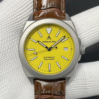 STEELFLIER Official SF2774 Luxury Mechanical Wristwatch ST2130 Movement Super Luminous 20Bar Waterproof Dive Sandblasted Watches