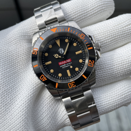 STEELFLIER SF754V Mechanical Water Ghost Wristwatch Screw Crown NH35 Automatic Move Super Luminous Ceramic Bezel Luxury Watches