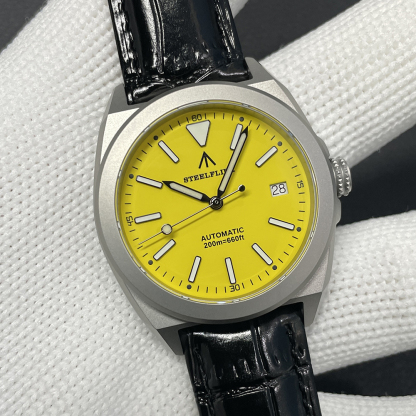 STEELFLIER Official SF2774 Luxury Mechanical Wristwatch ST2130 Movement Super Luminous 20Bar Waterproof Dive Sandblasted Watches