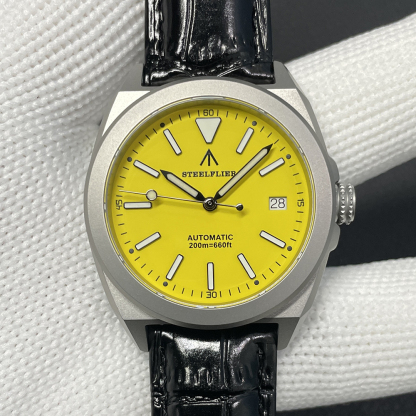 STEELFLIER Official SF2774 Luxury Mechanical Wristwatch ST2130 Movement Super Luminous 20Bar Waterproof Dive Sandblasted Watches