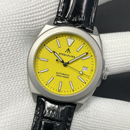 STEELFLIER Official SF2774 Luxury Mechanical Wristwatch ST2130 Movement Super Luminous 20Bar Waterproof Dive Sandblasted Watches