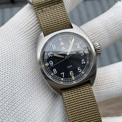 STEELFLIER Official SF745 Luxury Quartz Wristwatch Unisex 36MM Case Swiss Luminous VH31 Mute Movement 200M Waterproof Dive Watch