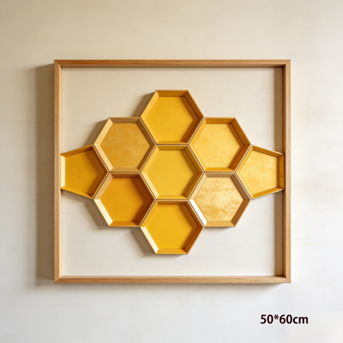 Pictură murală stil fagure