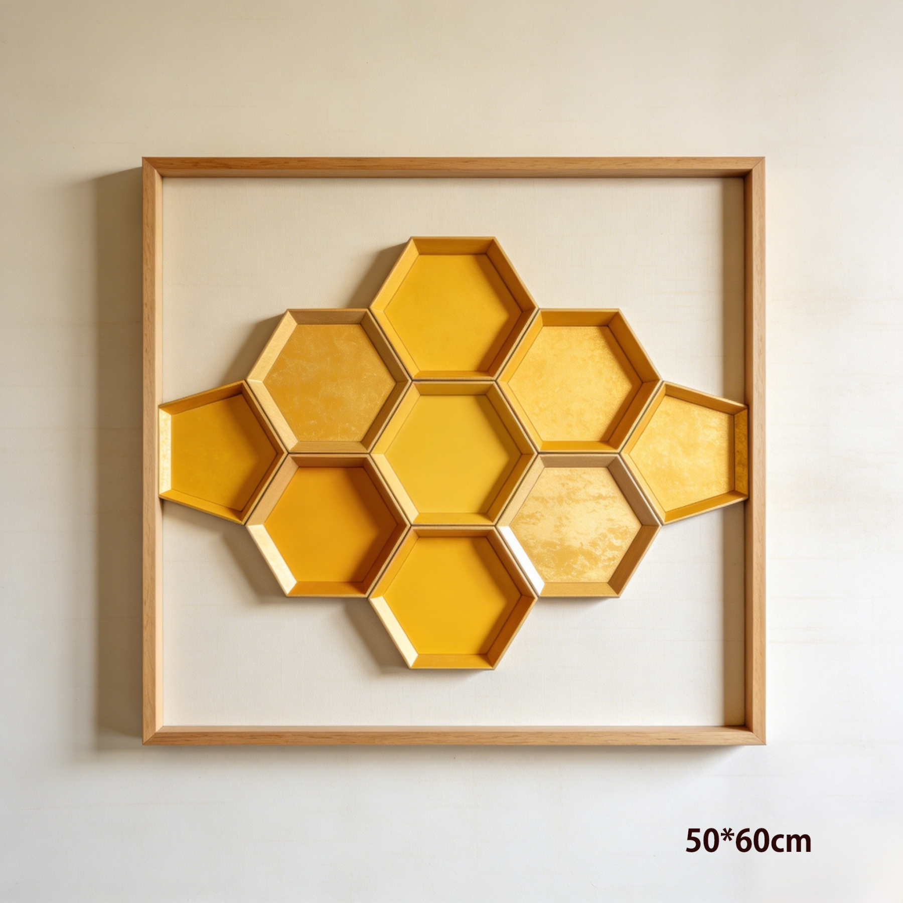 Pictură murală stil fagure