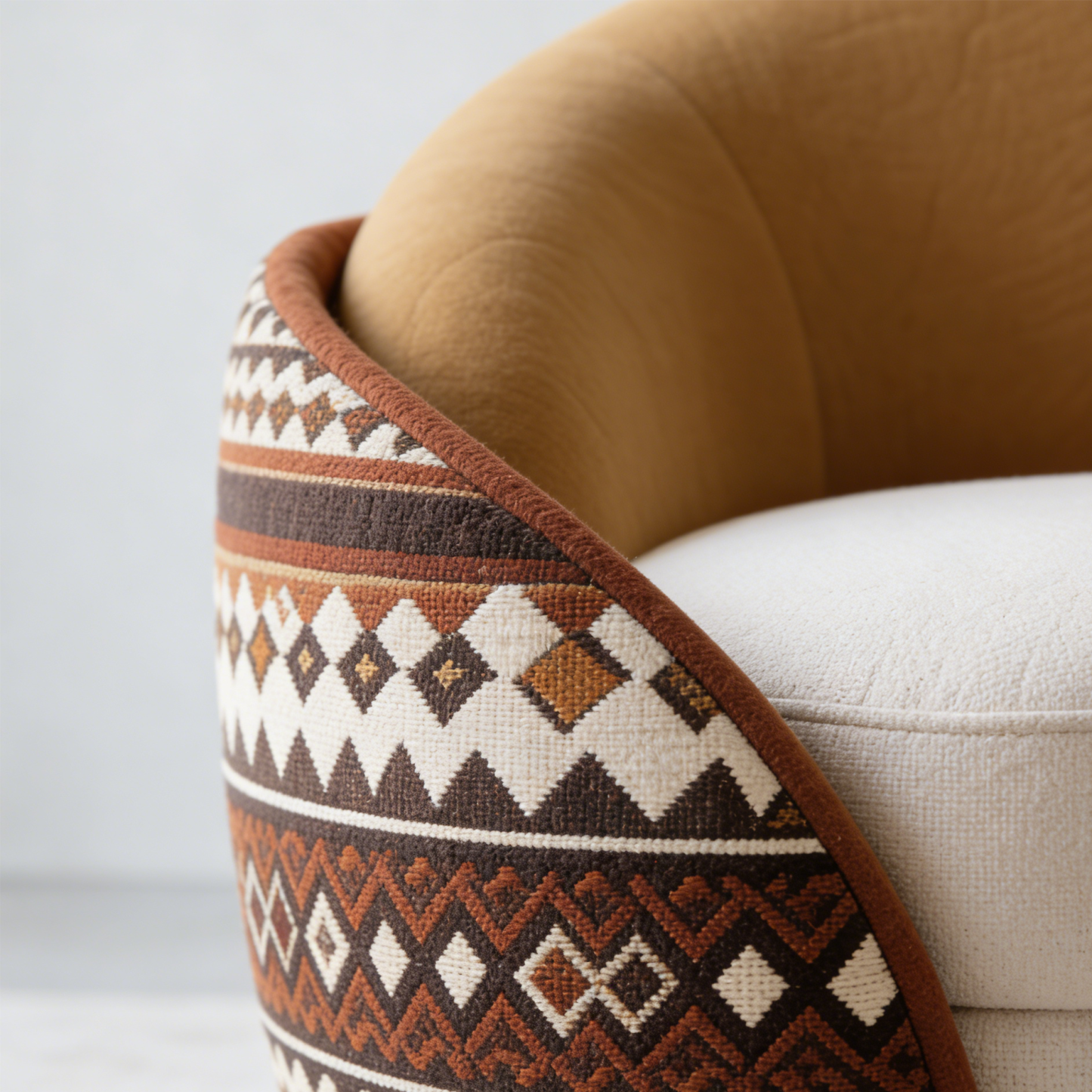 Kolorowa sofa kontrastowa 