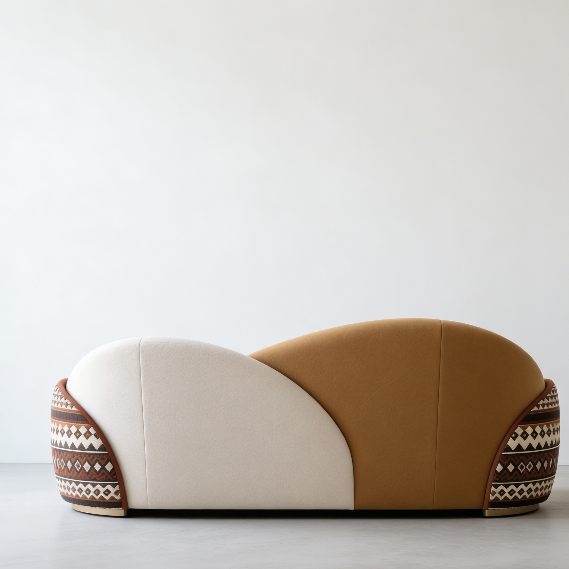 Kolorowa sofa kontrastowa 